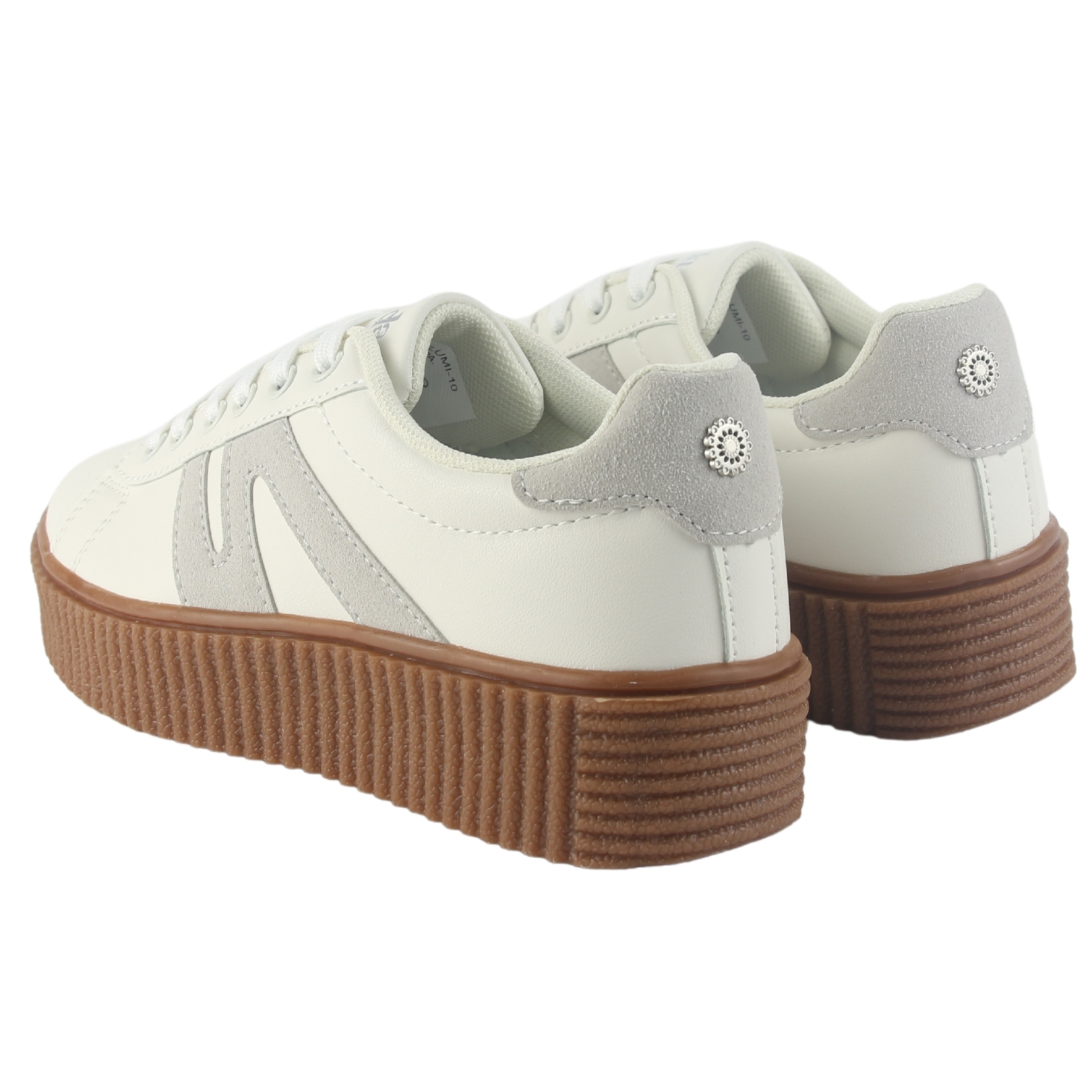 ZAPATILLA CHALADA MUJER FLUMI-10 BEIGE URBANO - 6