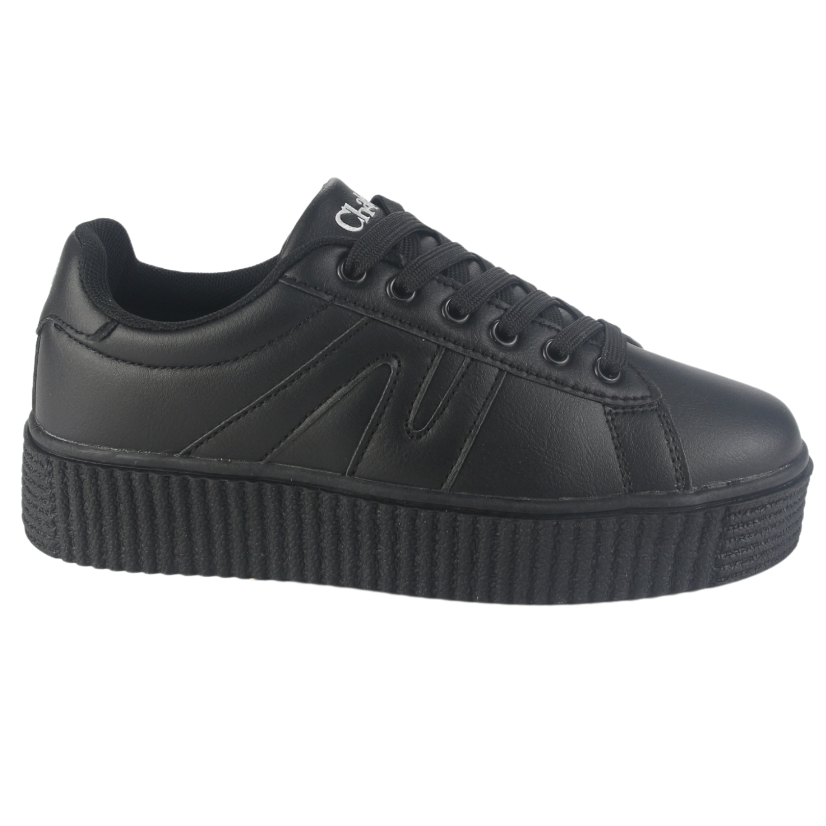 ZAPATILLA CHALADA MUJER FLUMI-10 NEGRO URBANO - 1