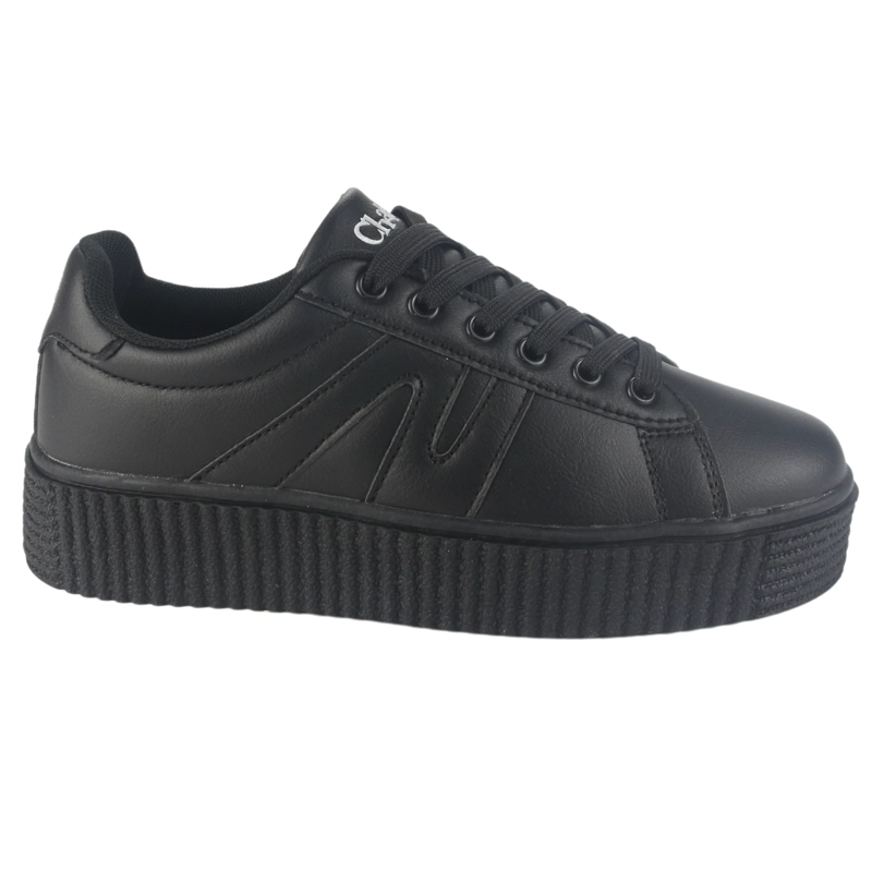 ZAPATILLA CHALADA MUJER FLUMI-10 NEGRO URBANO - 1