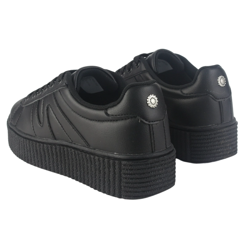 ZAPATILLA CHALADA MUJER FLUMI-10 NEGRO URBANO - 6
