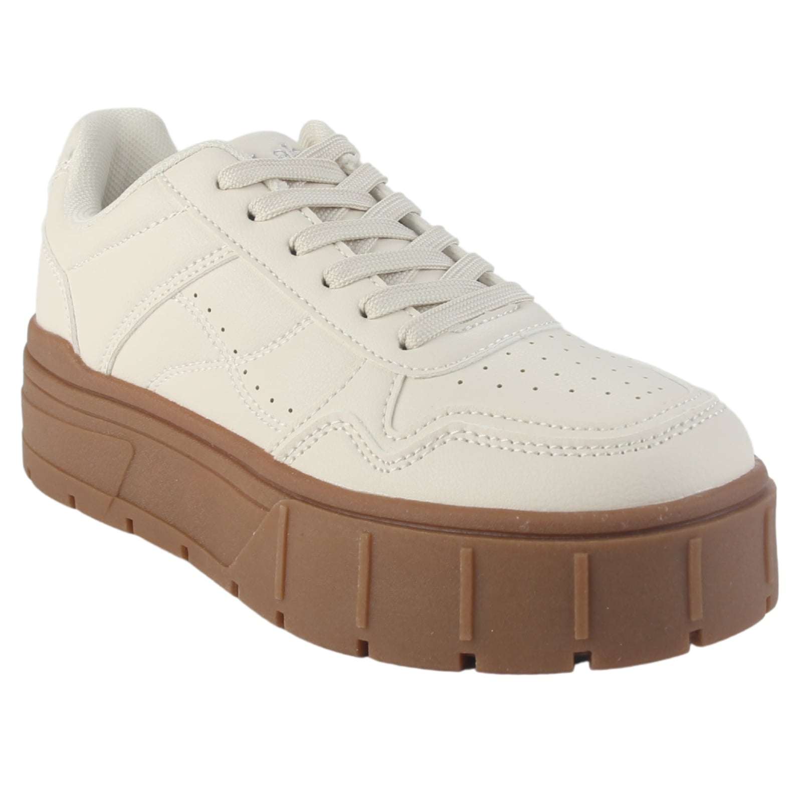ZAPATILLA CHALADA MUJER TROYA-4 BEIGE URBANO - 3