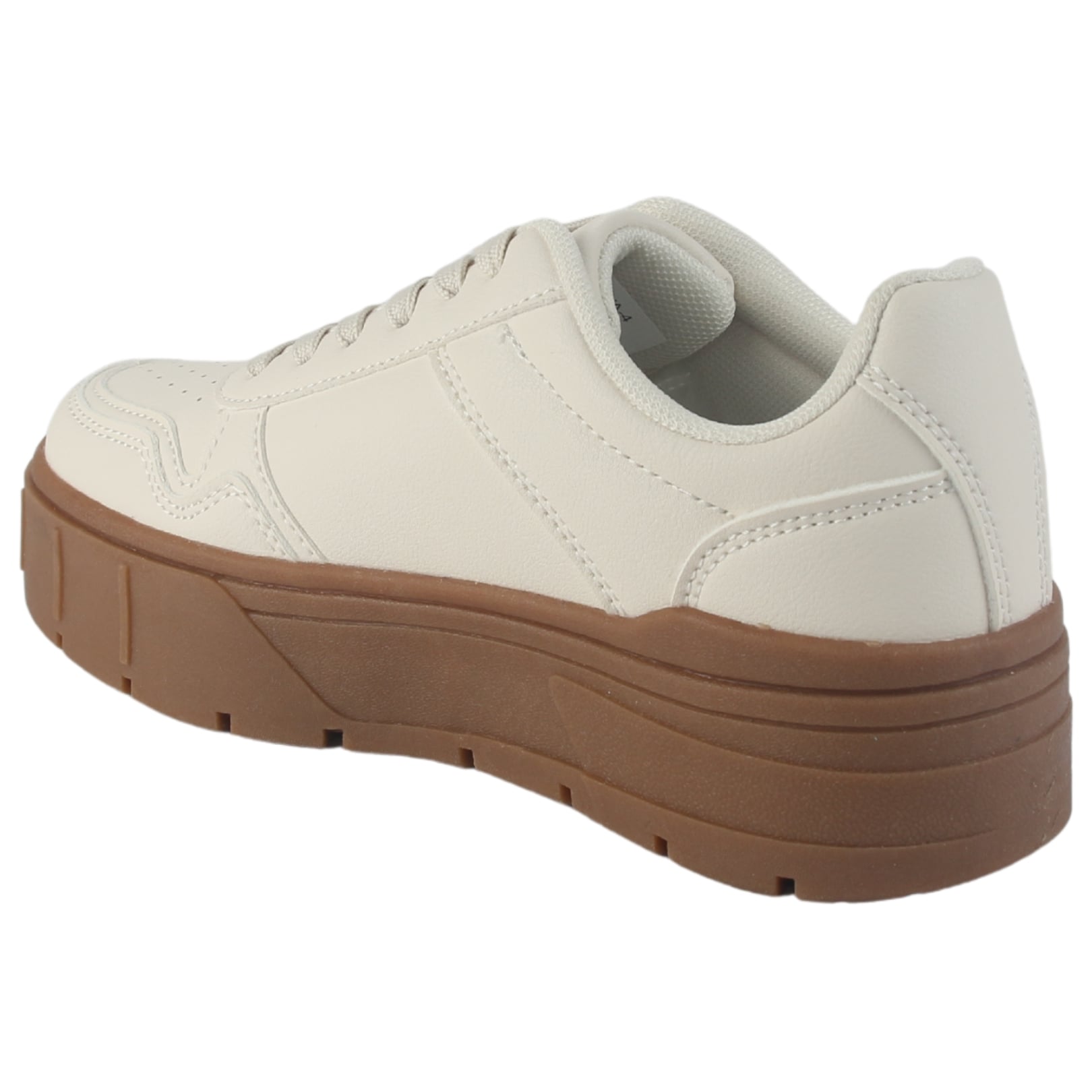 ZAPATILLA CHALADA MUJER TROYA-4 BEIGE URBANO - 4
