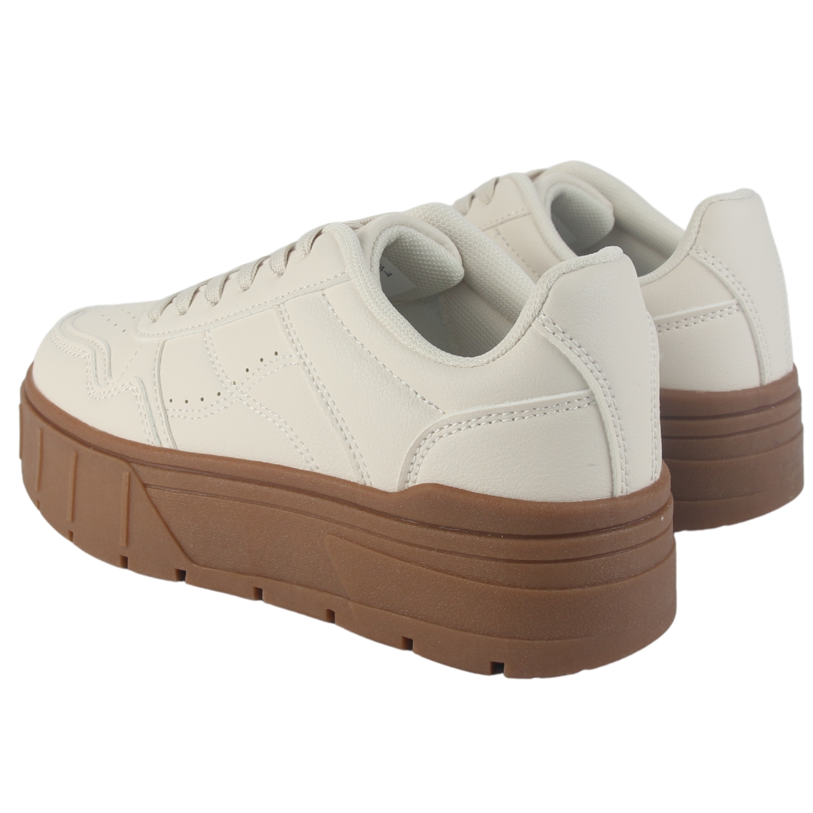 ZAPATILLA CHALADA MUJER TROYA-4 BEIGE URBANO - 6