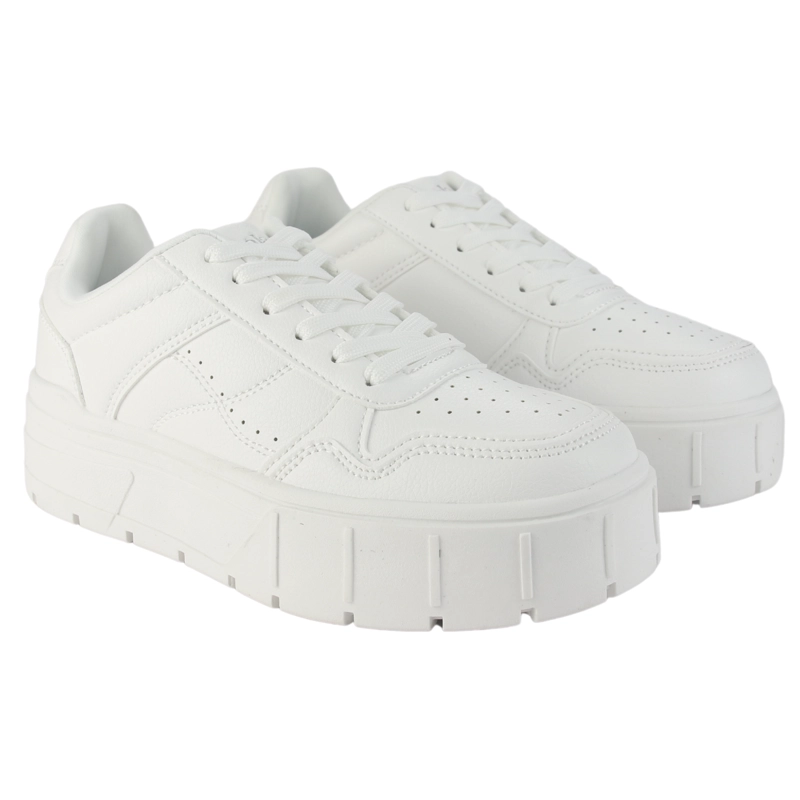 ZAPATILLA CHALADA MUJER TROYA-4 BLANCO URBANO - 5