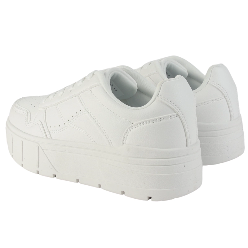 ZAPATILLA CHALADA MUJER TROYA-4 BLANCO URBANO - 6