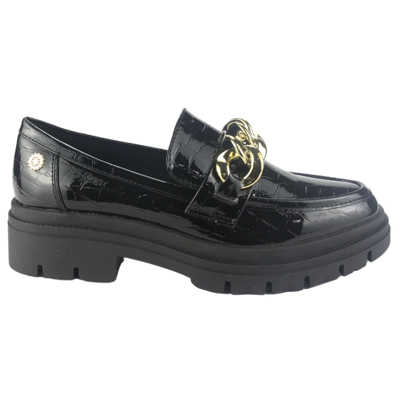 MOCASIN CHALADA MUJER SELINA-7 NEGRO CASUAL - 1