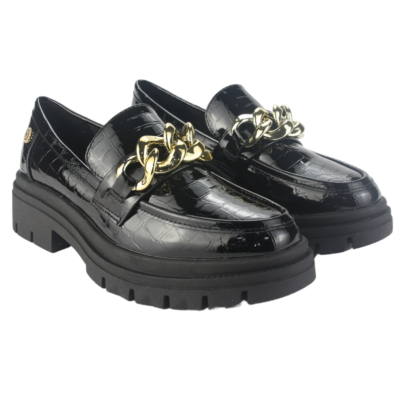 MOCASIN CHALADA MUJER SELINA-7 NEGRO CASUAL - 5