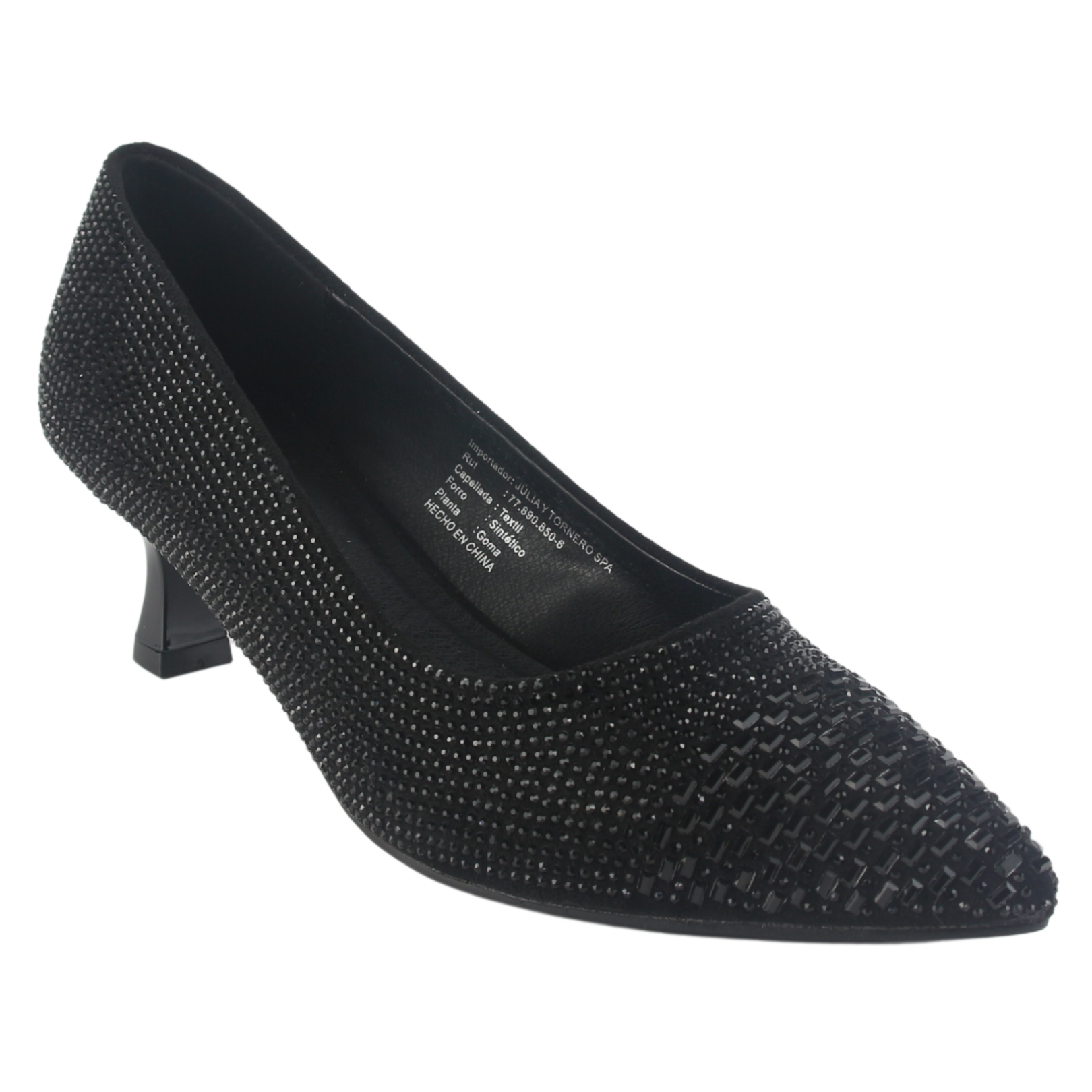 ZAPATO CHALADA MUJER REBI-3 NEGRO CASUAL - 3