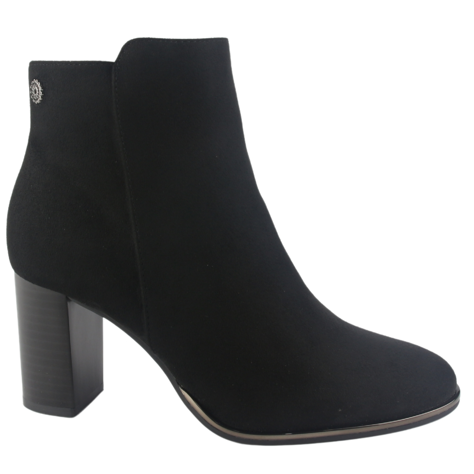 BOTIN CHALADA MUJER DEILA-1 NEGRO CASUAL - 1
