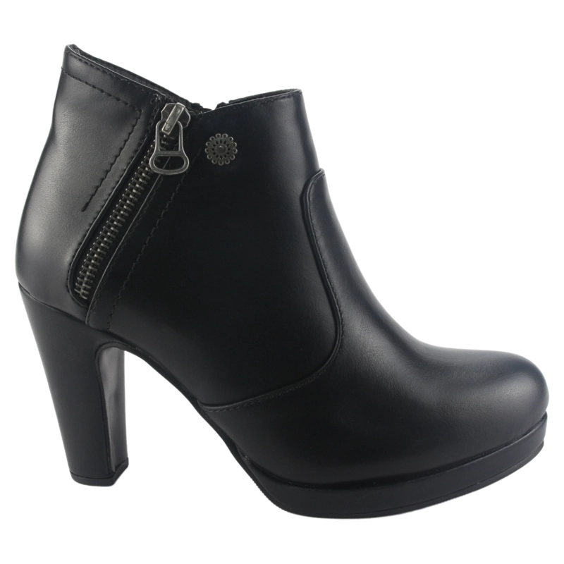 BOTIN CHALADA MUJER BAMBINA-3 NEGRO CASUAL - 1