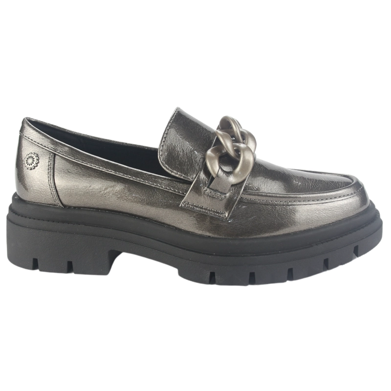 MOCASIN CHALADA MUJER SELINA-5 PLATEADO CASUAL - 1