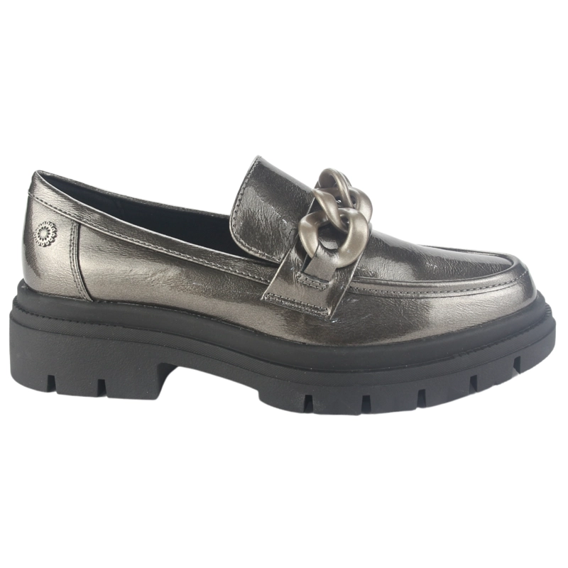 MOCASIN CHALADA MUJER SELINA-5 PLATEADO CASUAL - 1