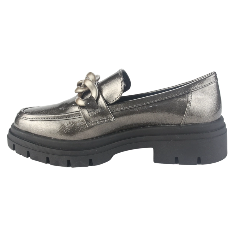 MOCASIN CHALADA MUJER SELINA-5 PLATEADO CASUAL - 8