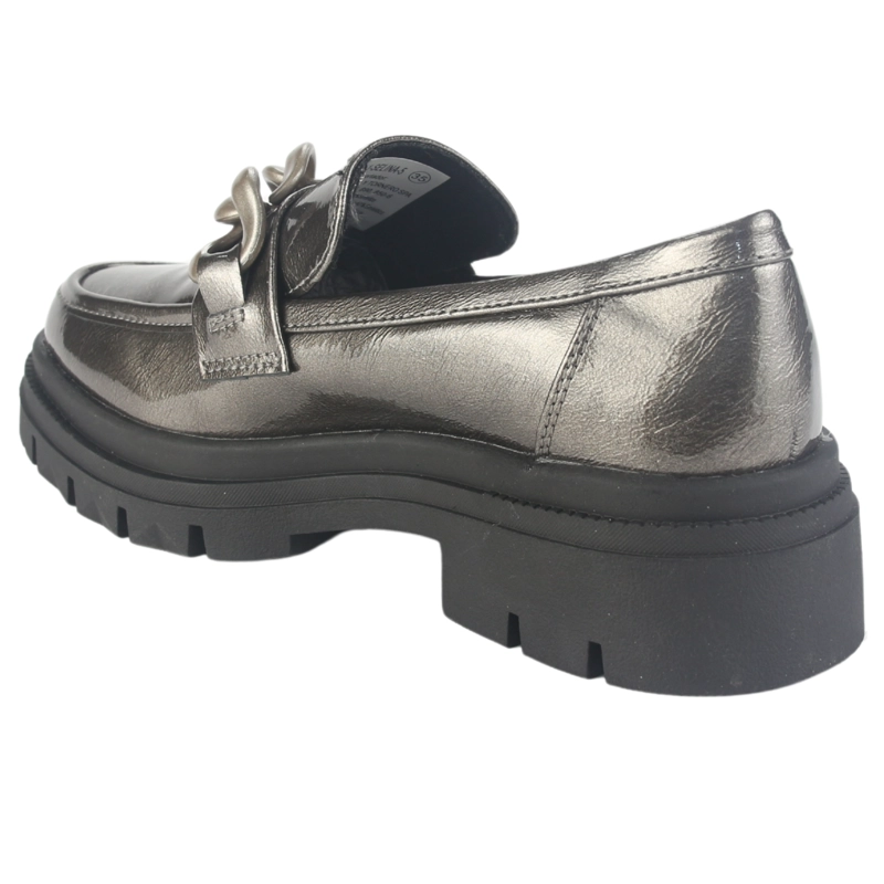 MOCASIN CHALADA MUJER SELINA-5 PLATEADO CASUAL - 9