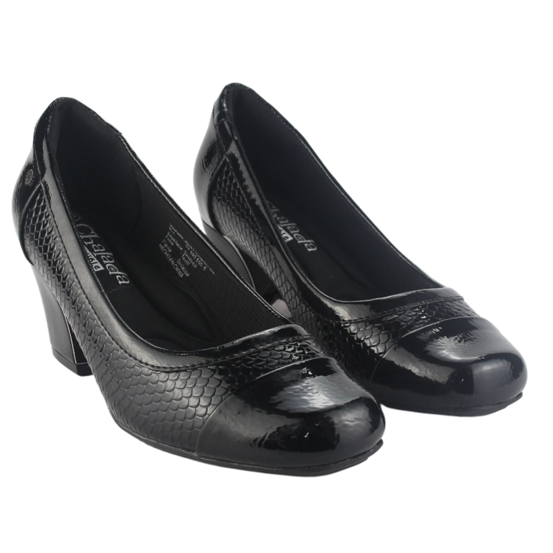 ZAPATO CHALADA MUJER CAROL-5 NEGRO CASUAL - 5