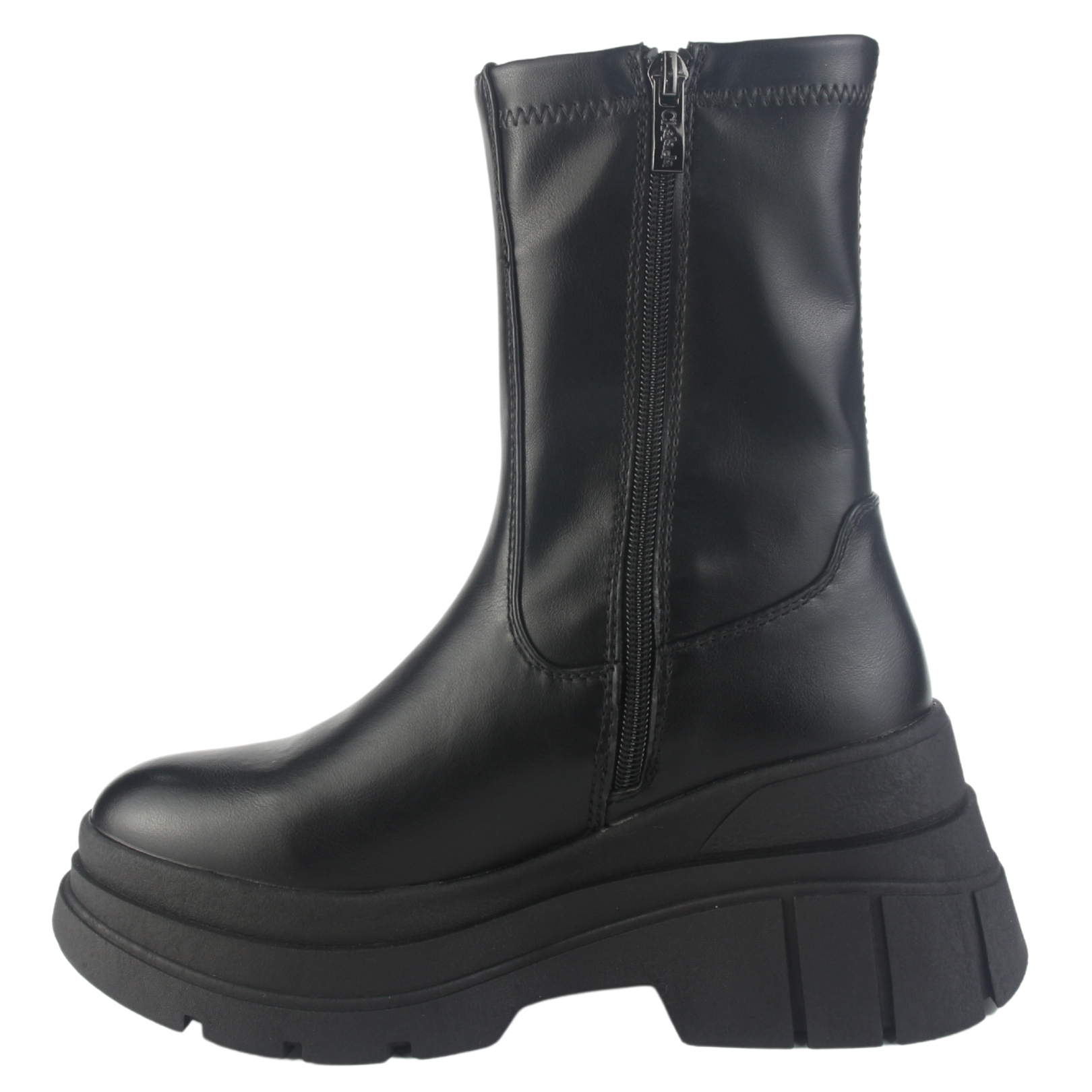 BOTIN CHALADA MUJER NATIRUS-1 NEGRO CASUAL - 2