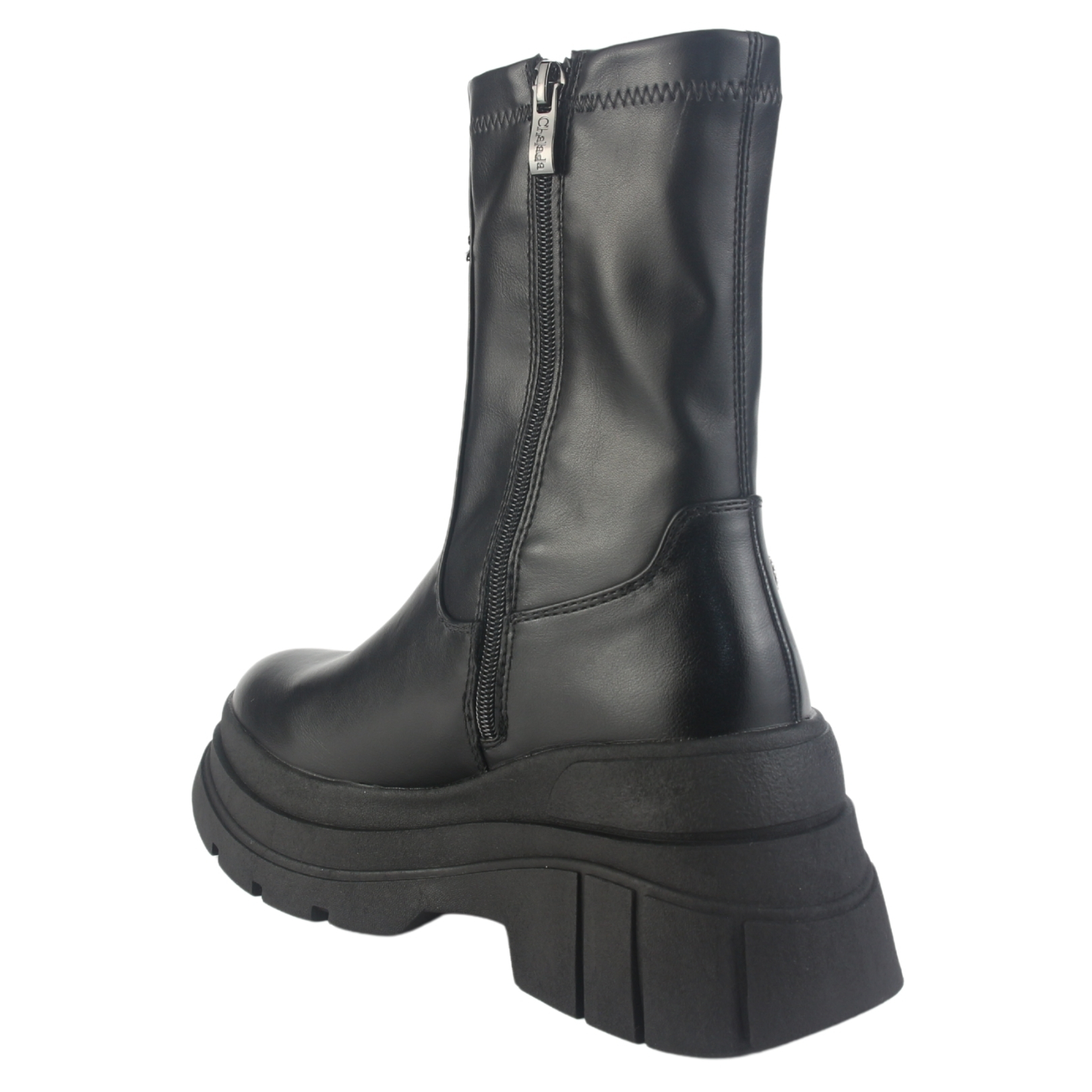 BOTIN CHALADA MUJER NATIRUS-1 NEGRO CASUAL - 4