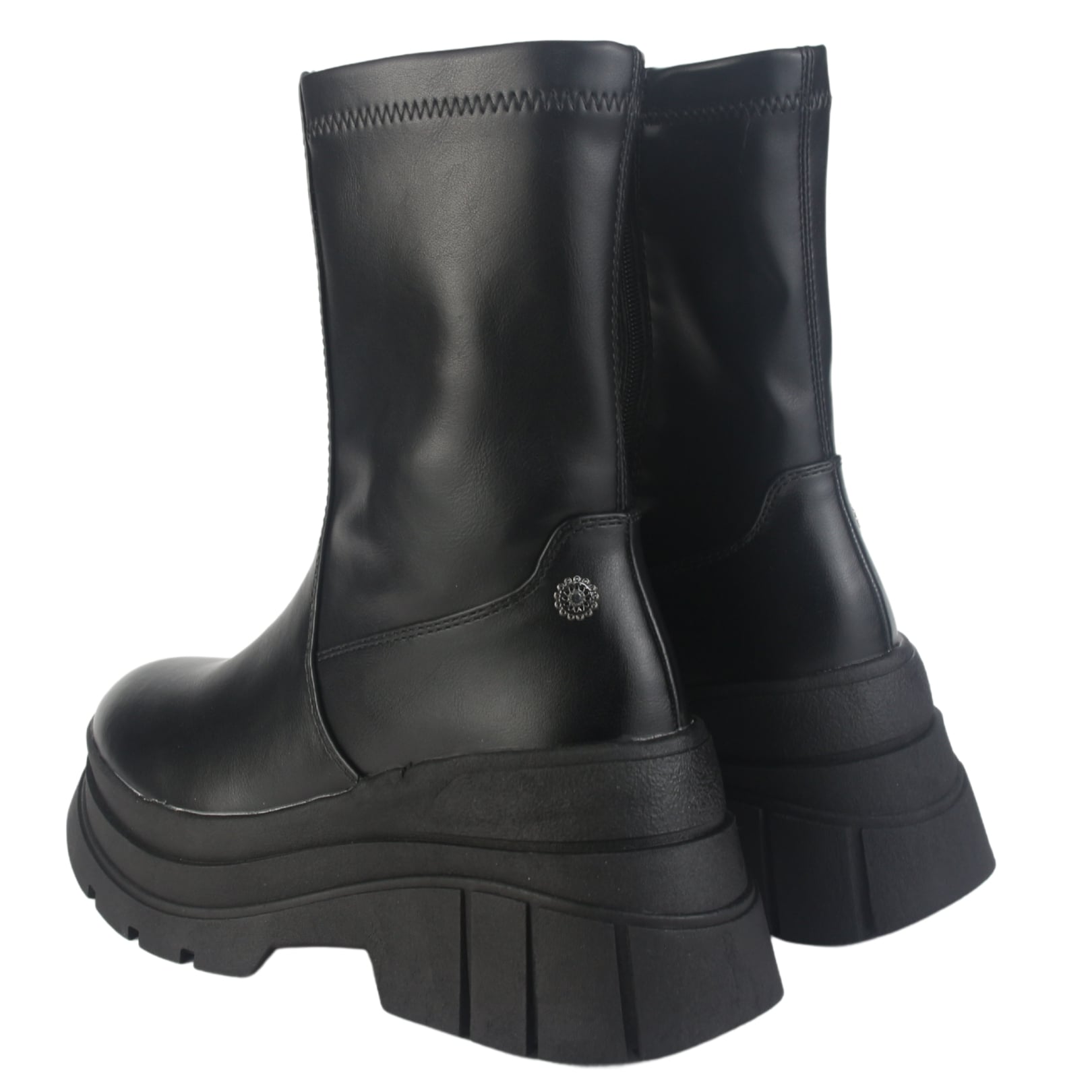 BOTIN CHALADA MUJER NATIRUS-1 NEGRO CASUAL - 6