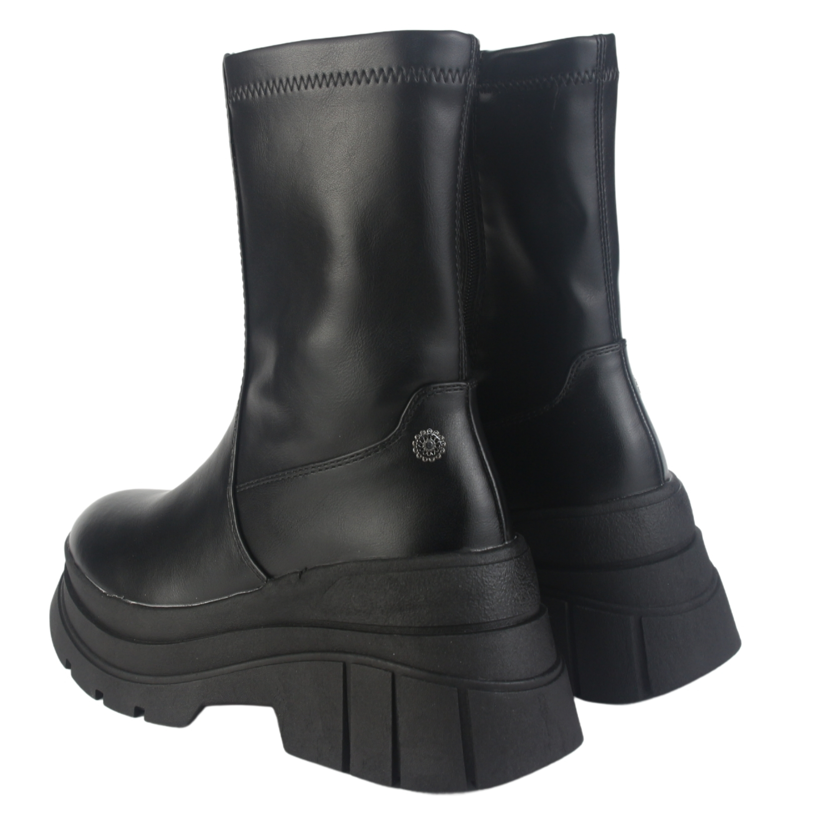 BOTIN CHALADA MUJER NATIRUS-1 NEGRO CASUAL - 6