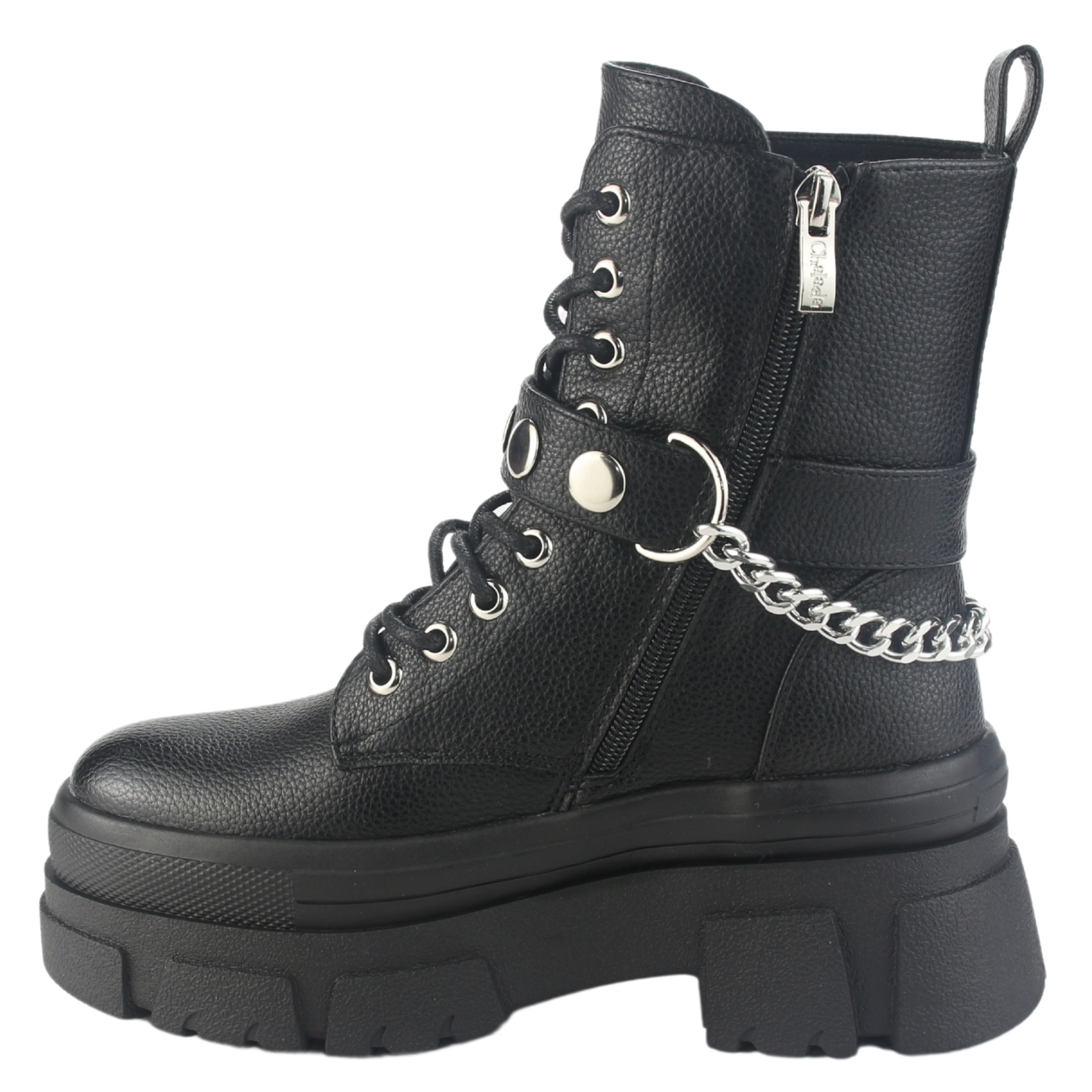 BOTIN CHALADA MUJER FLEY-3 NEGRO CASUAL - 2