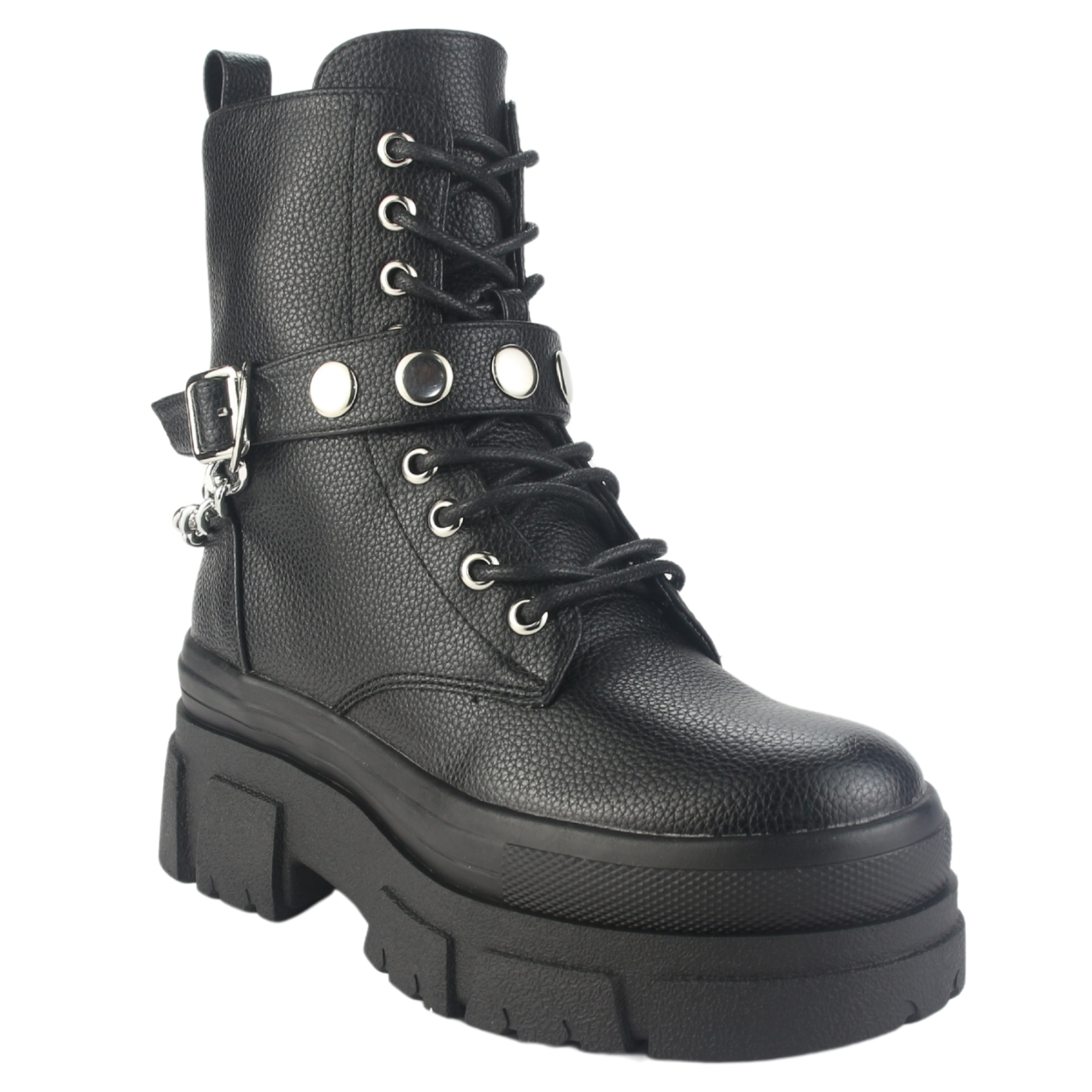 BOTIN CHALADA MUJER FLEY-3 NEGRO CASUAL - 3