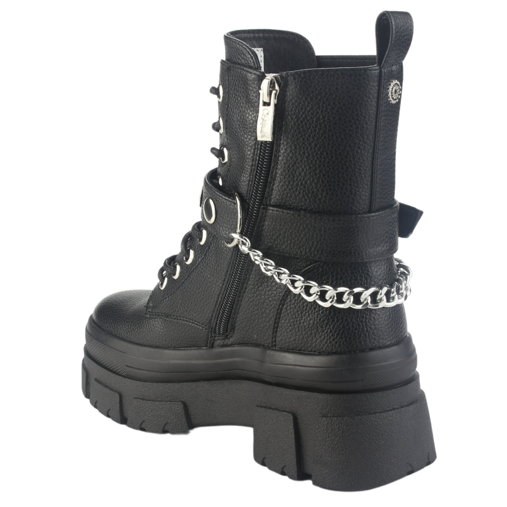 BOTIN CHALADA MUJER FLEY-3 NEGRO CASUAL - 4