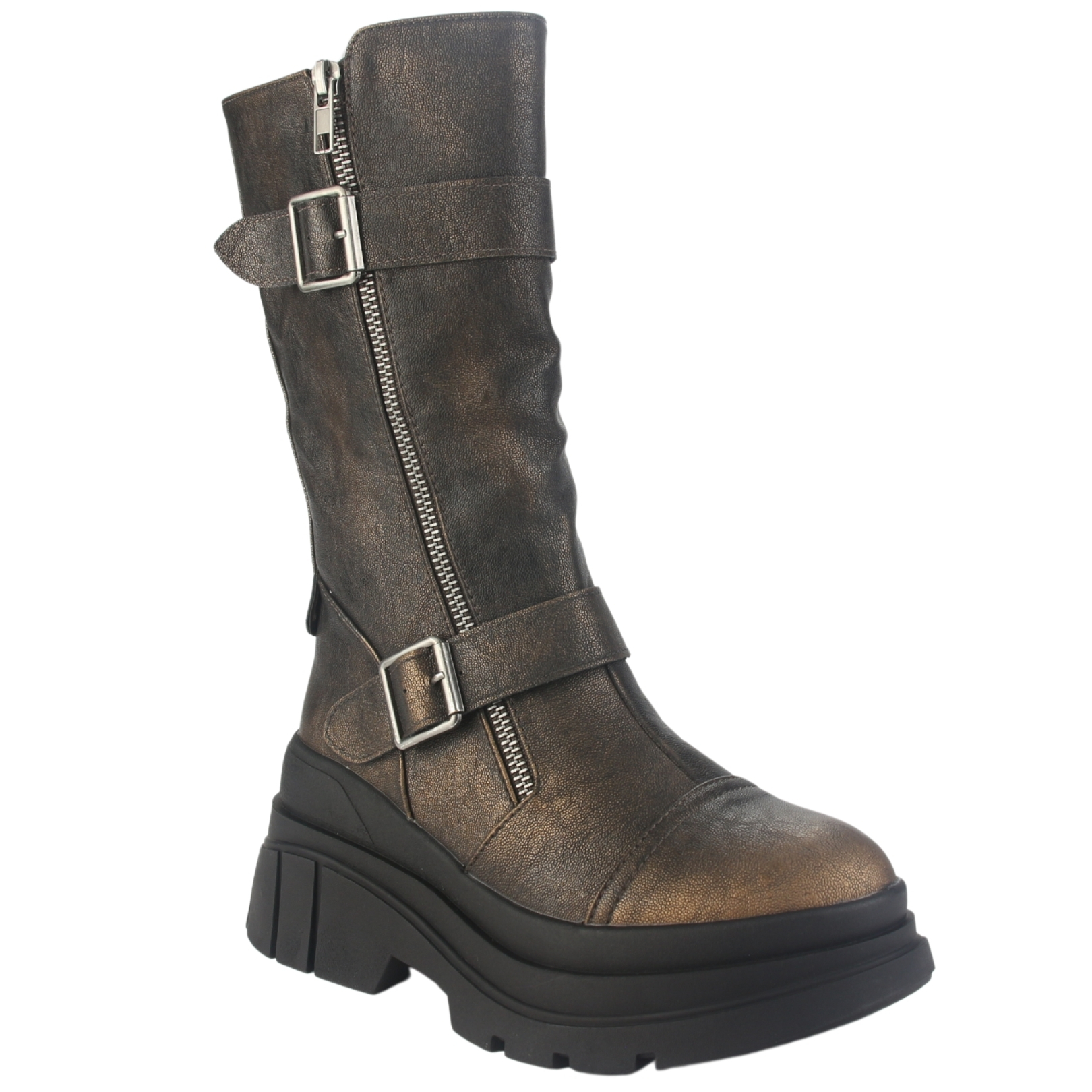 BOTA CHALADA MUJER NATIRUS-2 CAFE  CASUAL - 3