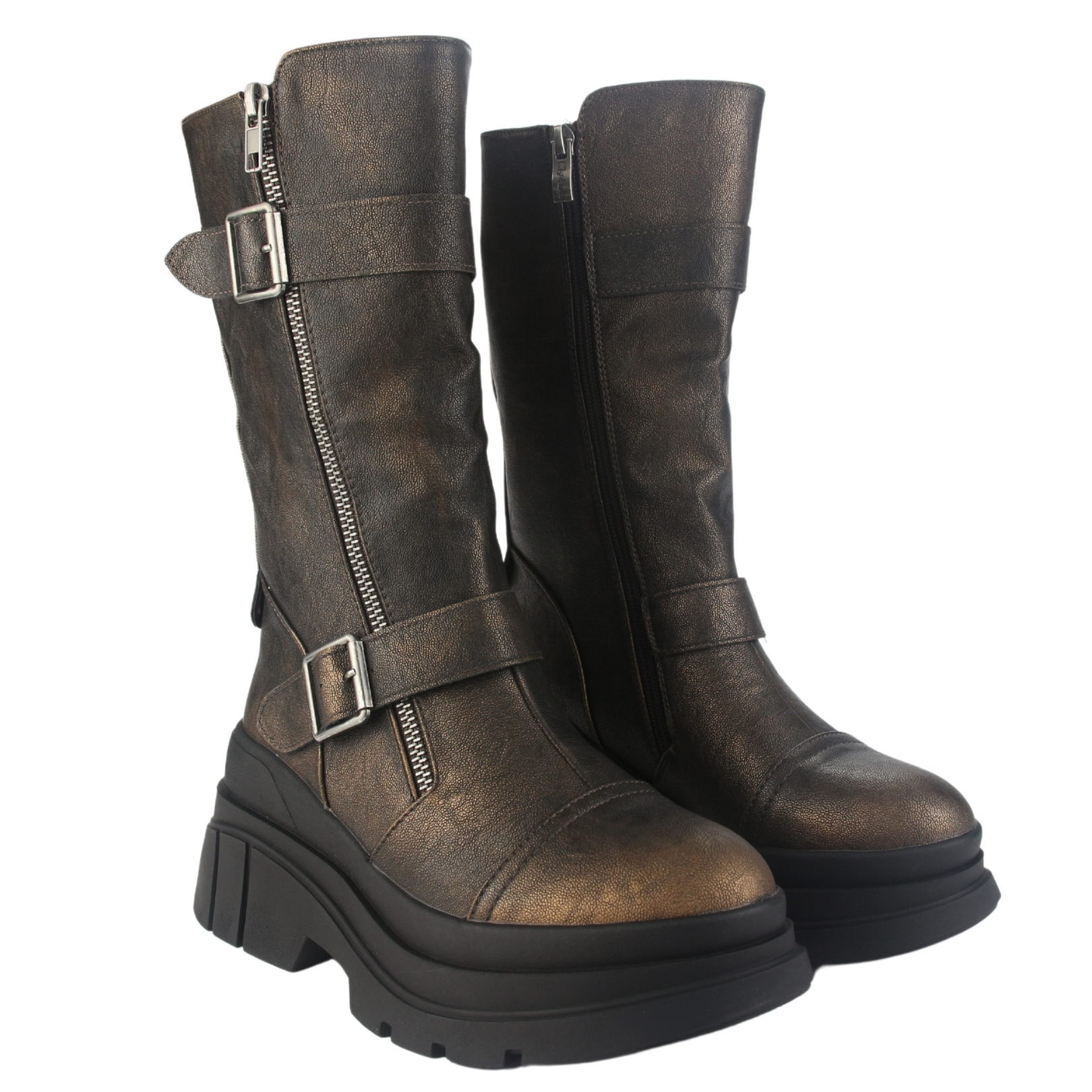 BOTA CHALADA MUJER NATIRUS-2 CAFE  CASUAL - 5