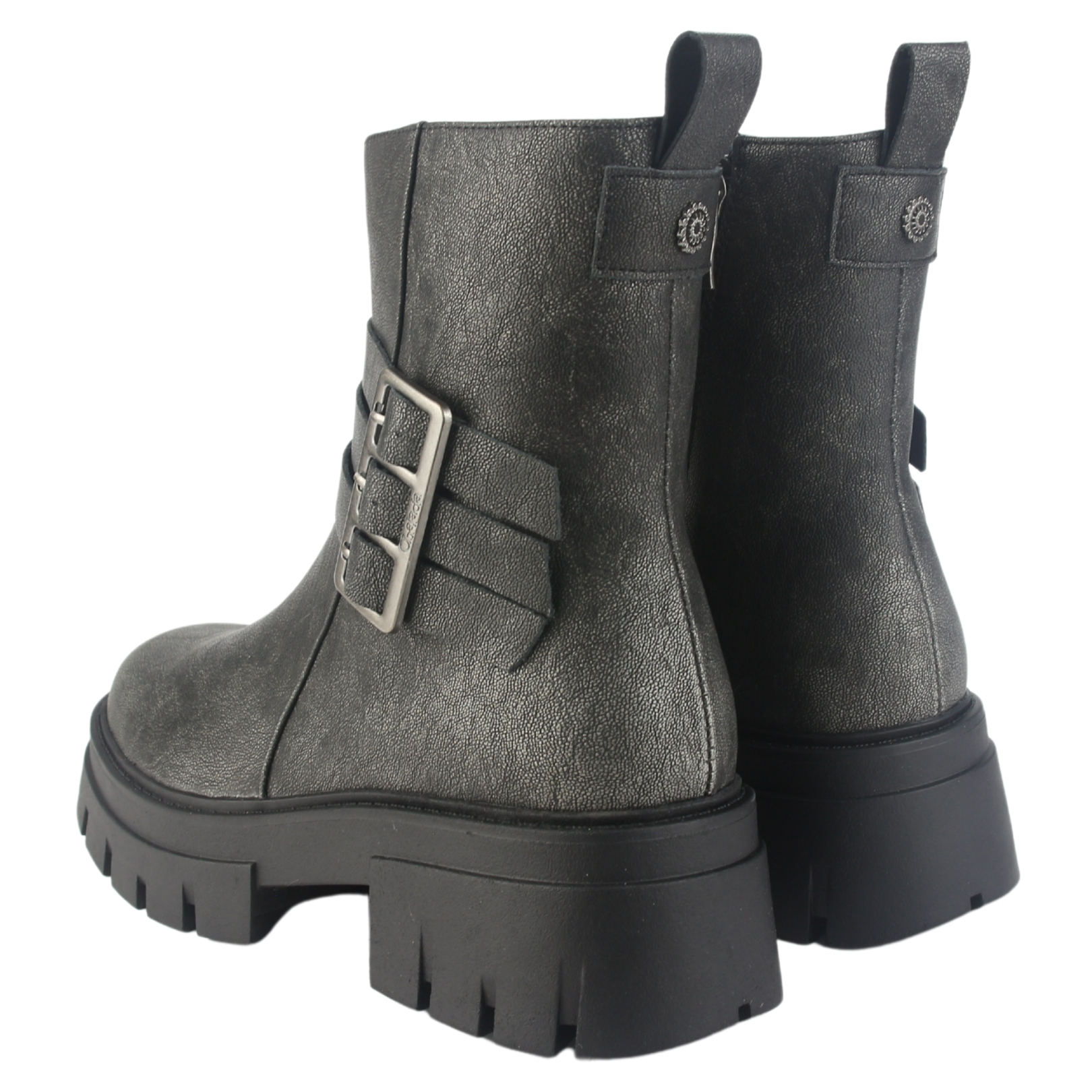 BOTIN CHALADA MUJER RUSTNEW-1 PLATEADO CASUAL - 6