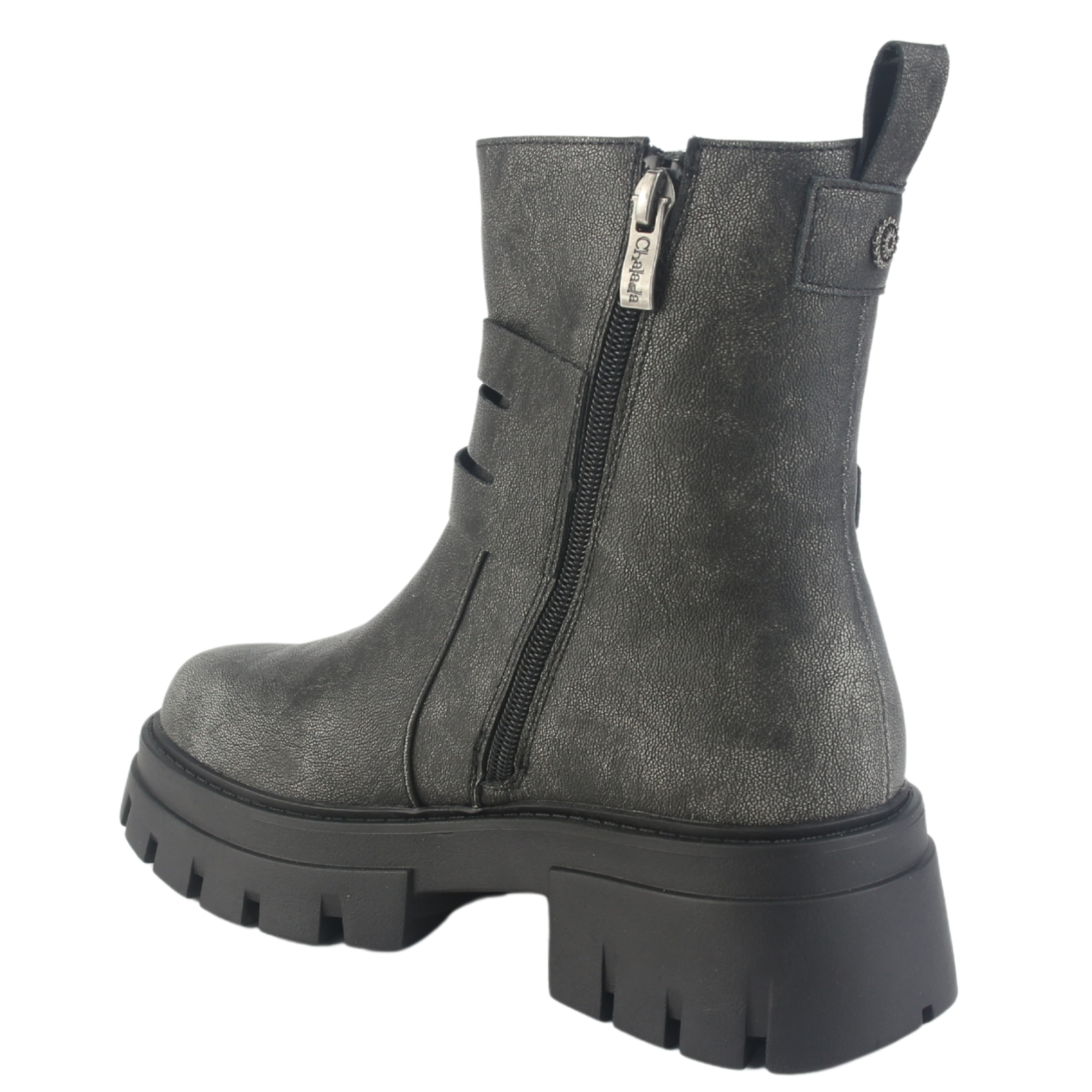 BOTIN CHALADA MUJER RUSTNEW-1 PLATEADO CASUAL - 8
