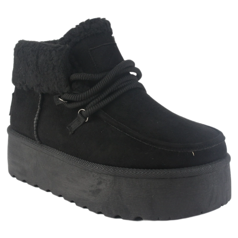 BOTIN CHALADA MUJER PINGUIH-4 NEGRO CASUAL - 3