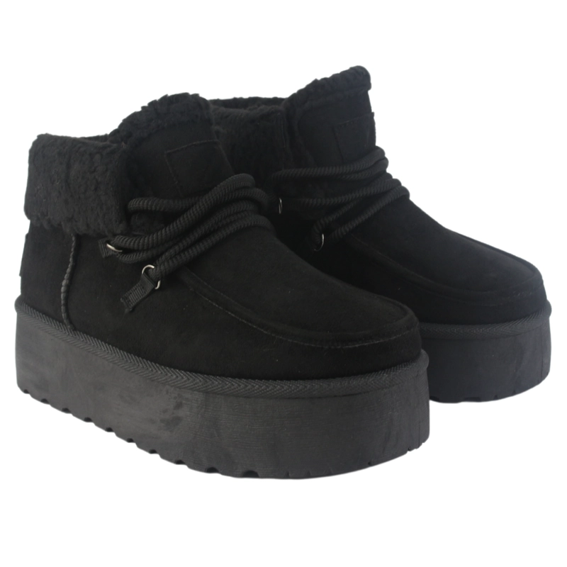 BOTIN CHALADA MUJER PINGUIH-4 NEGRO CASUAL - 5