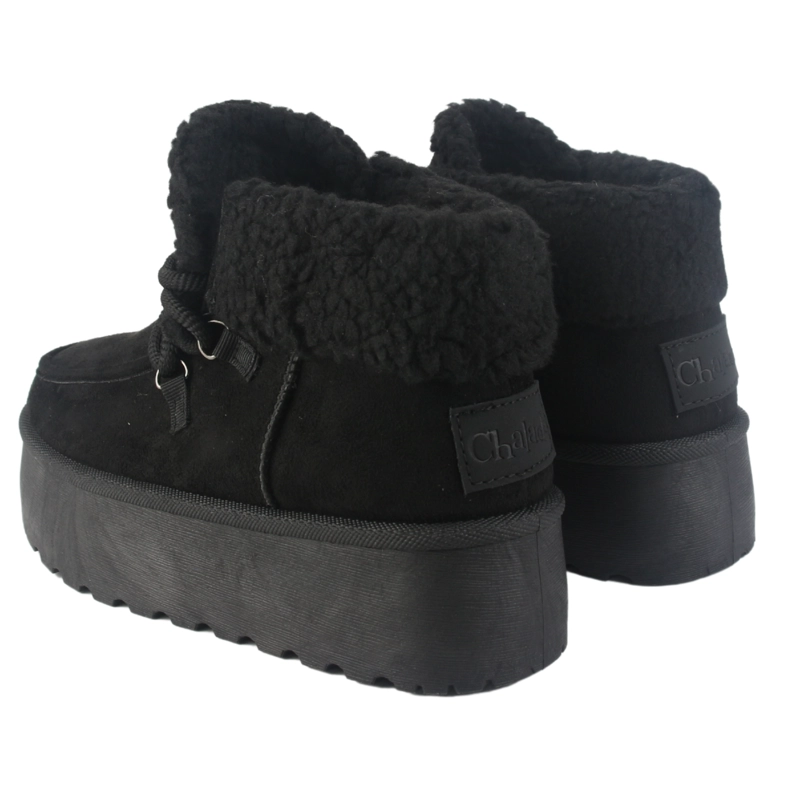 BOTIN CHALADA MUJER PINGUIH-4 NEGRO CASUAL - 6