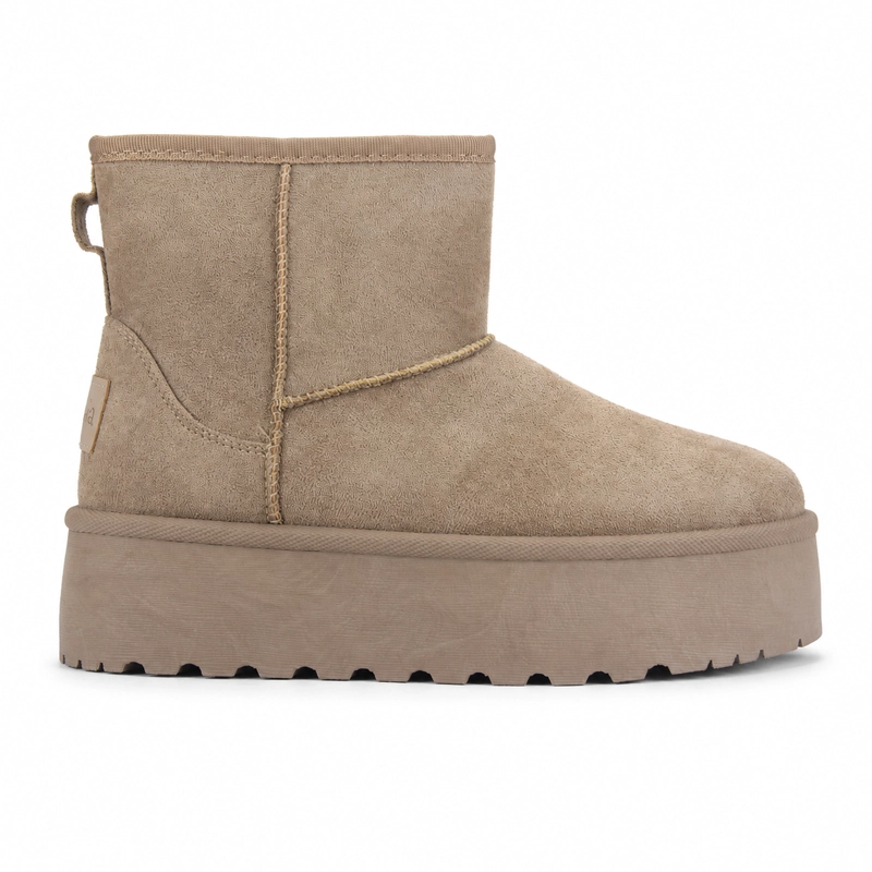 BOTIN CHALADA MUJER PINGUIH-2 TAUPE CASUAL - 1