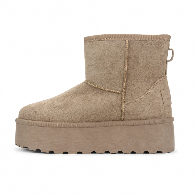 BOTIN CHALADA MUJER PINGUIH-2 TAUPE CASUAL - 2