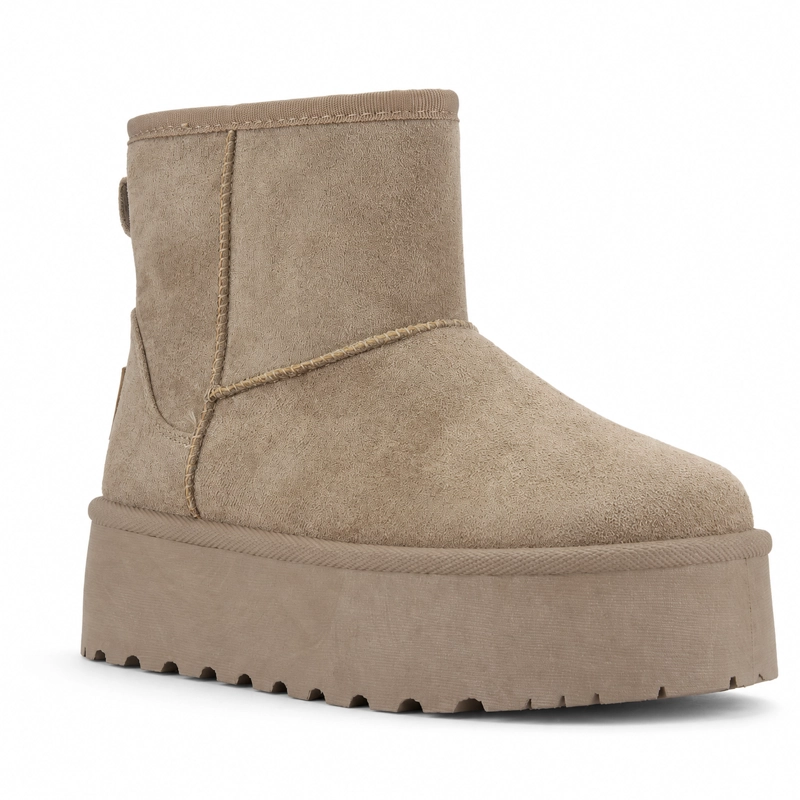 BOTIN CHALADA MUJER PINGUIH-2 TAUPE CASUAL - 3