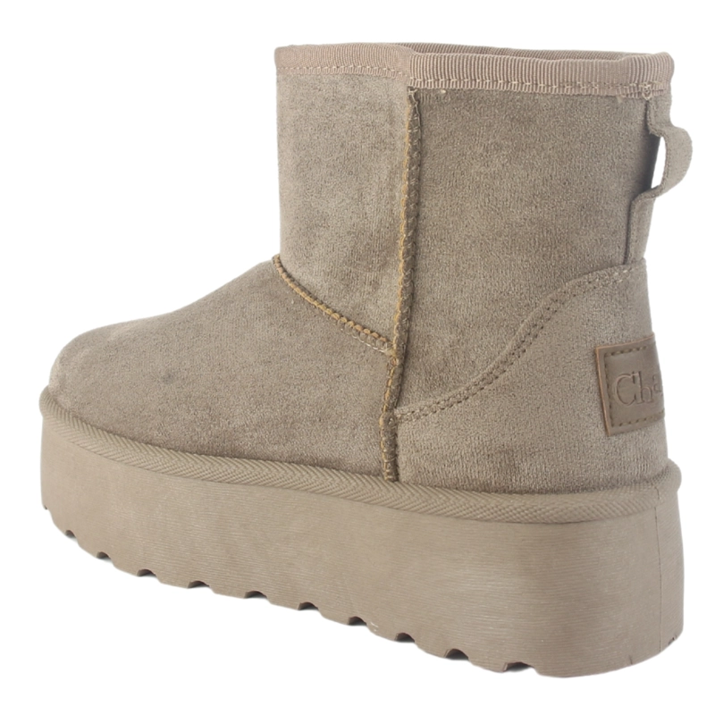 BOTIN CHALADA MUJER PINGUIH-2 TAUPE CASUAL - 8