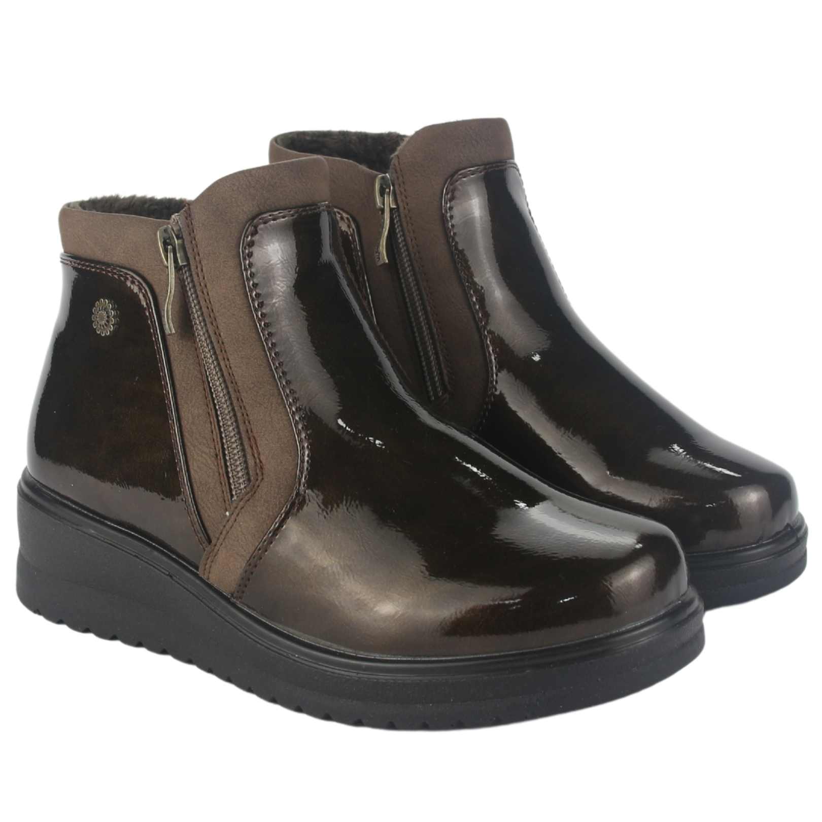 BOTIN CHALADA MUJER RAYO-3 CAFE  CASUAL - 5