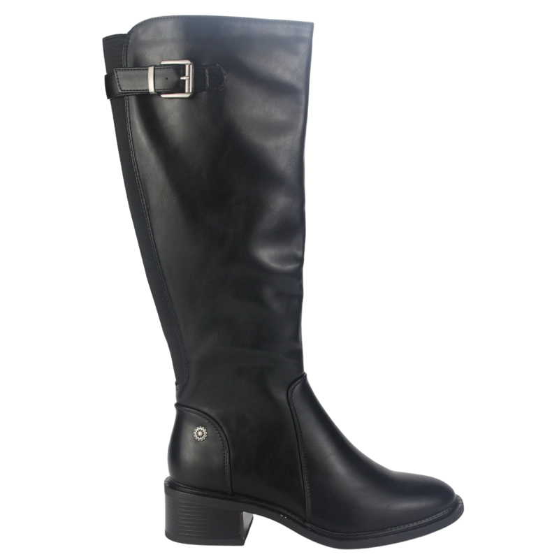BOTA CHALADA MUJER TRAFFAM-60 NEGRO CASUAL - 1