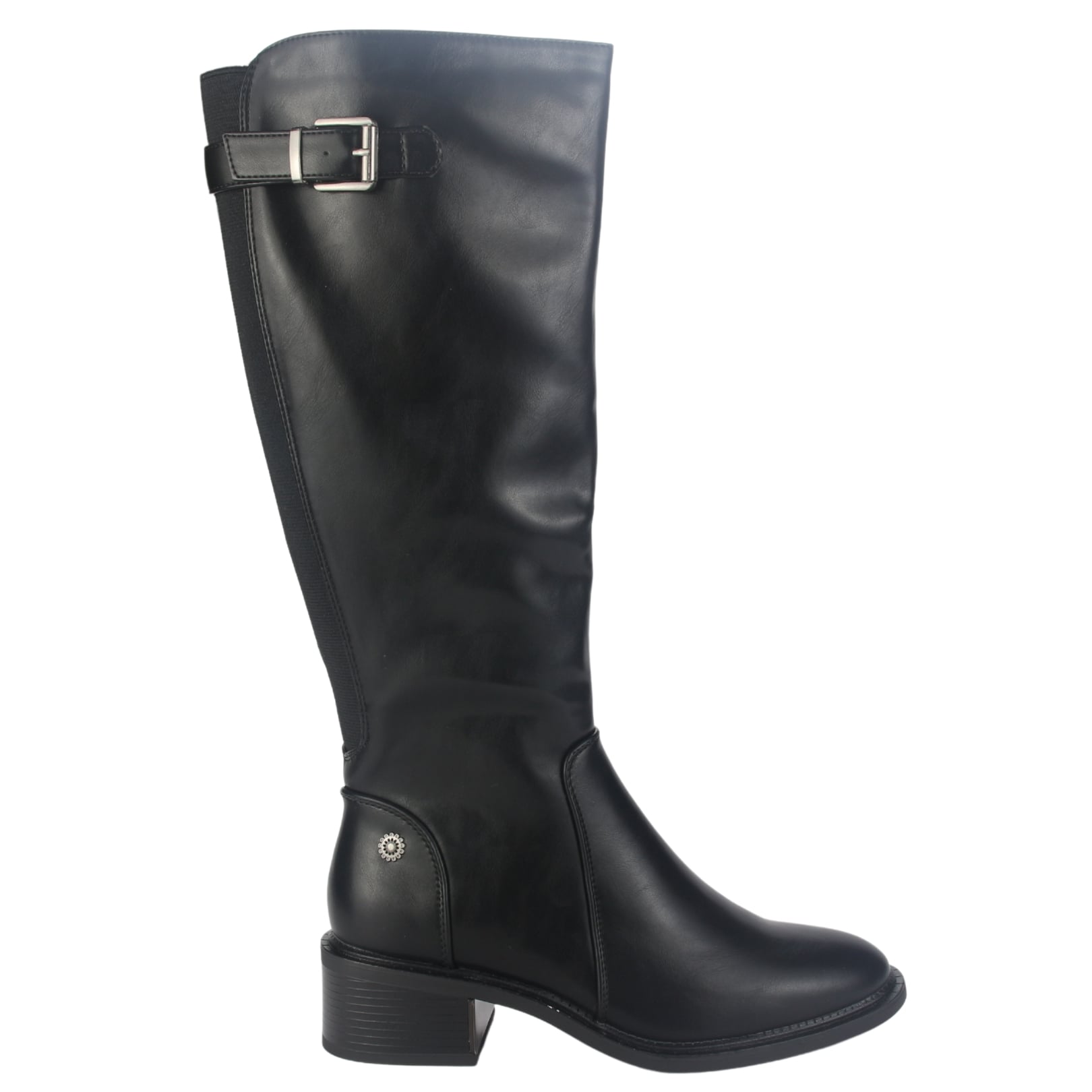 BOTA CHALADA MUJER TRAFFAM-60 NEGRO CASUAL - 1
