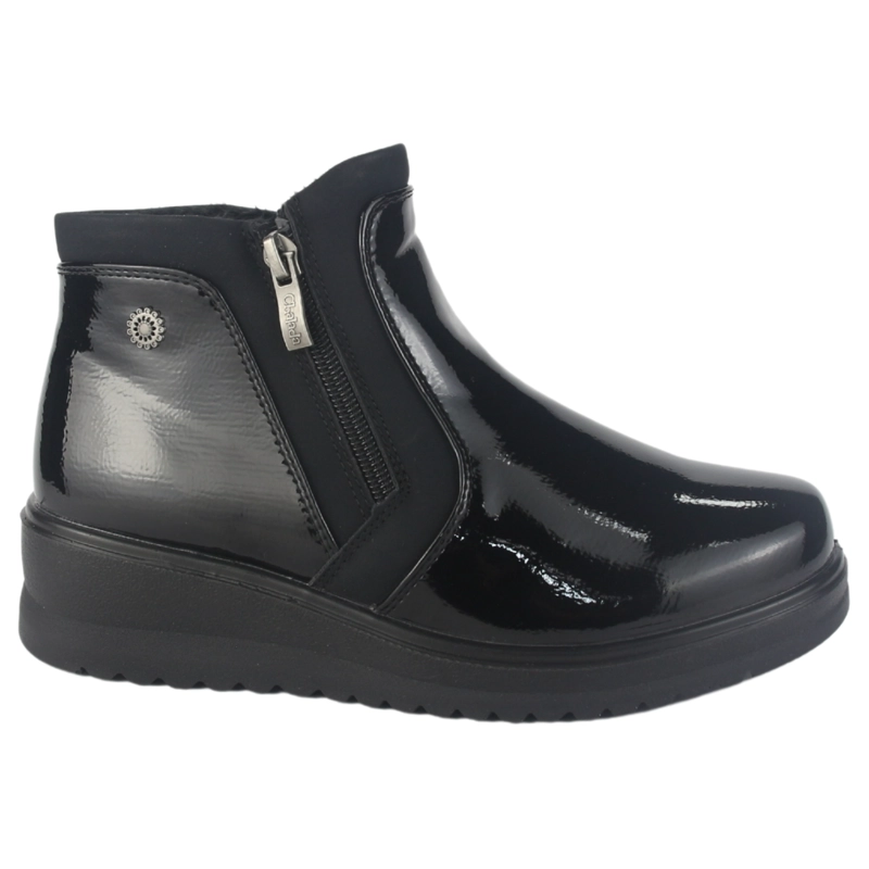 BOTIN CHALADA MUJER RAYO-3 NEGRO CASUAL - 1