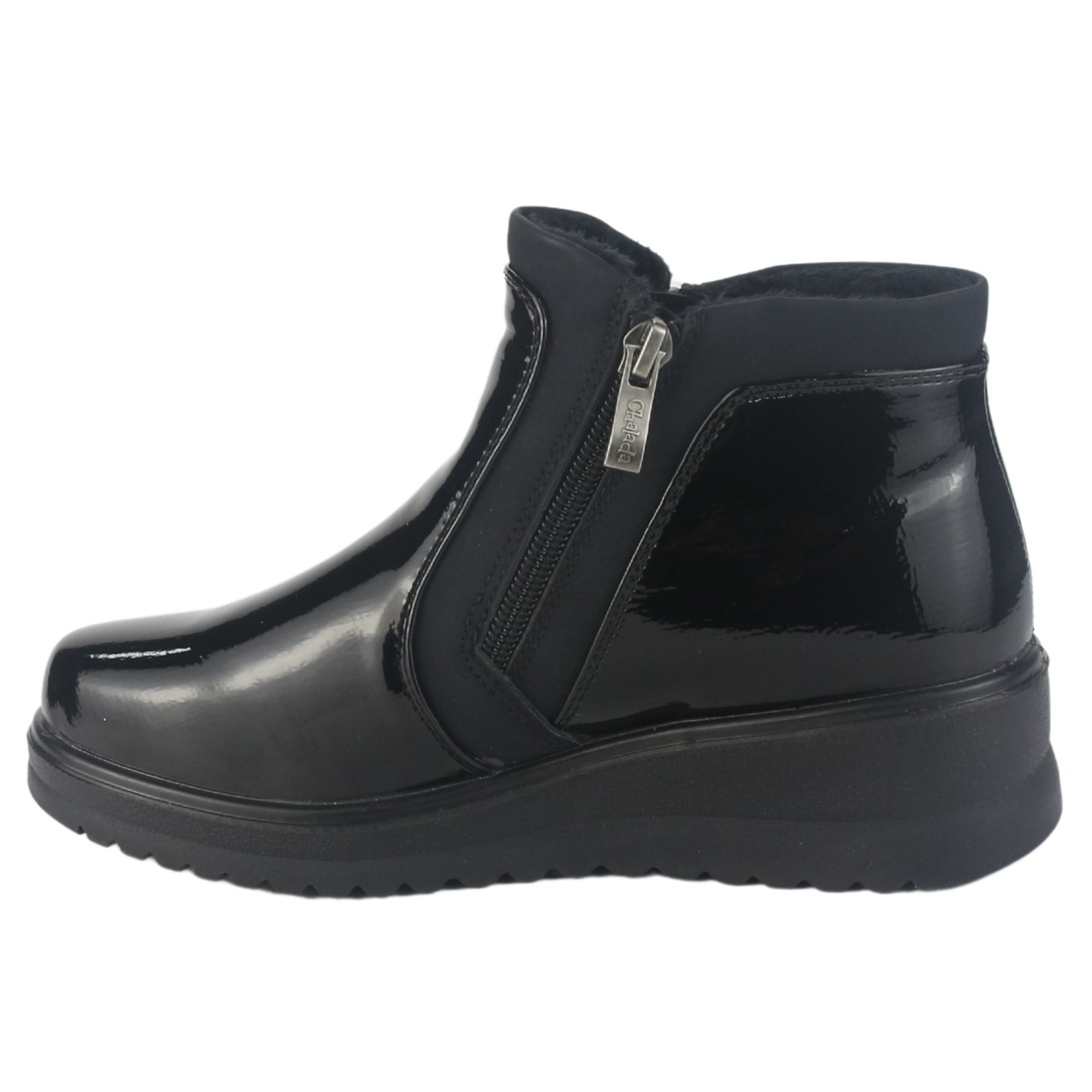BOTIN CHALADA MUJER RAYO-3 NEGRO CASUAL - 2