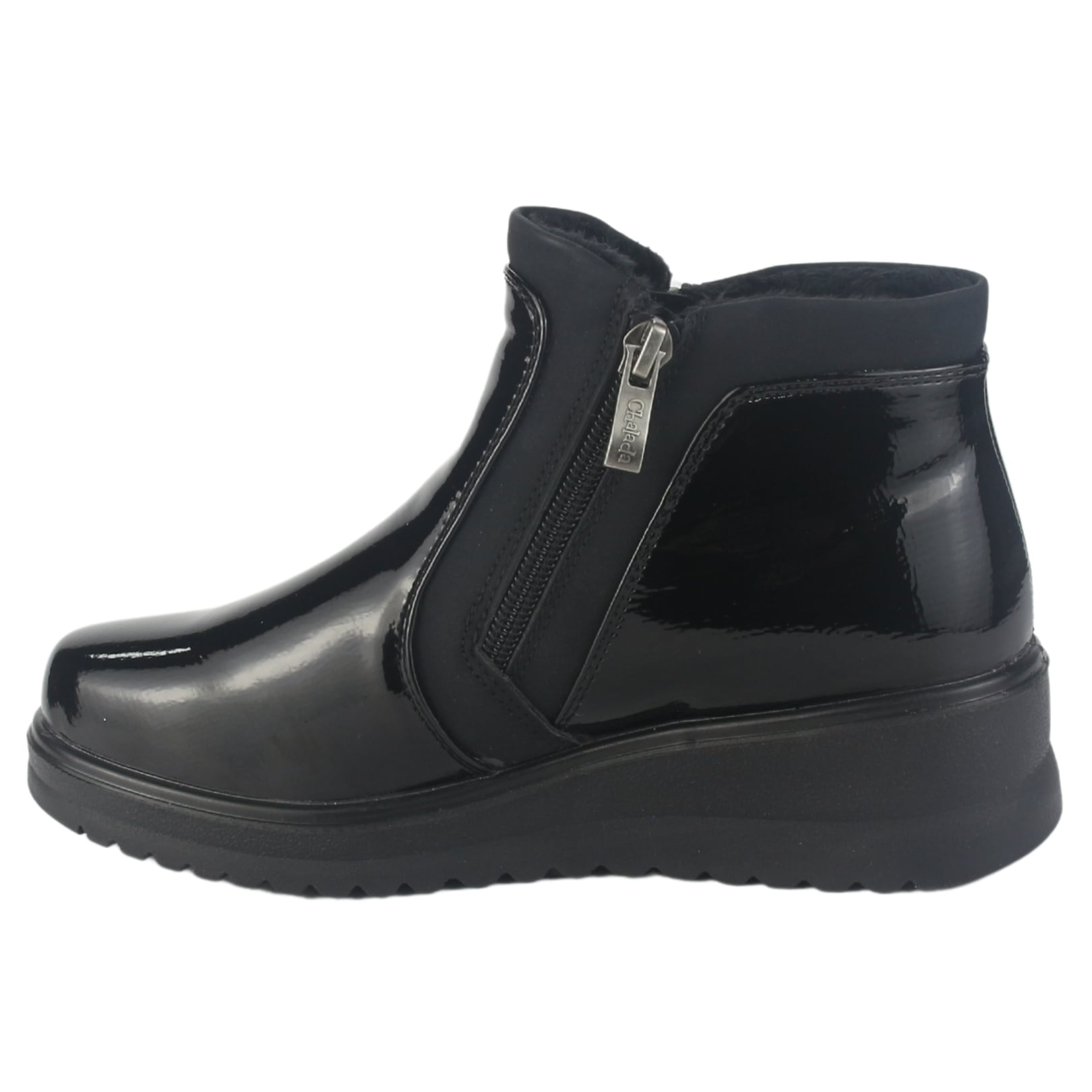 BOTIN CHALADA MUJER RAYO-3 NEGRO CASUAL - 2