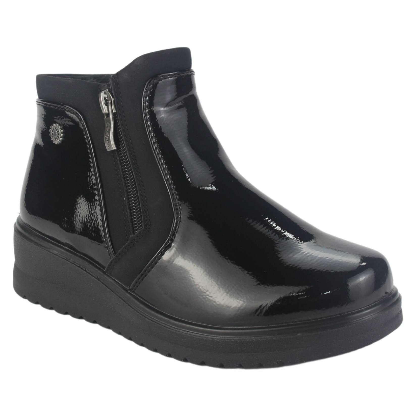 BOTIN CHALADA MUJER RAYO-3 NEGRO CASUAL - 3