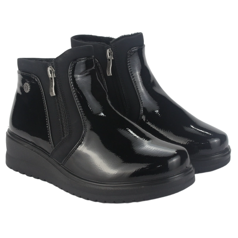BOTIN CHALADA MUJER RAYO-3 NEGRO CASUAL - 5