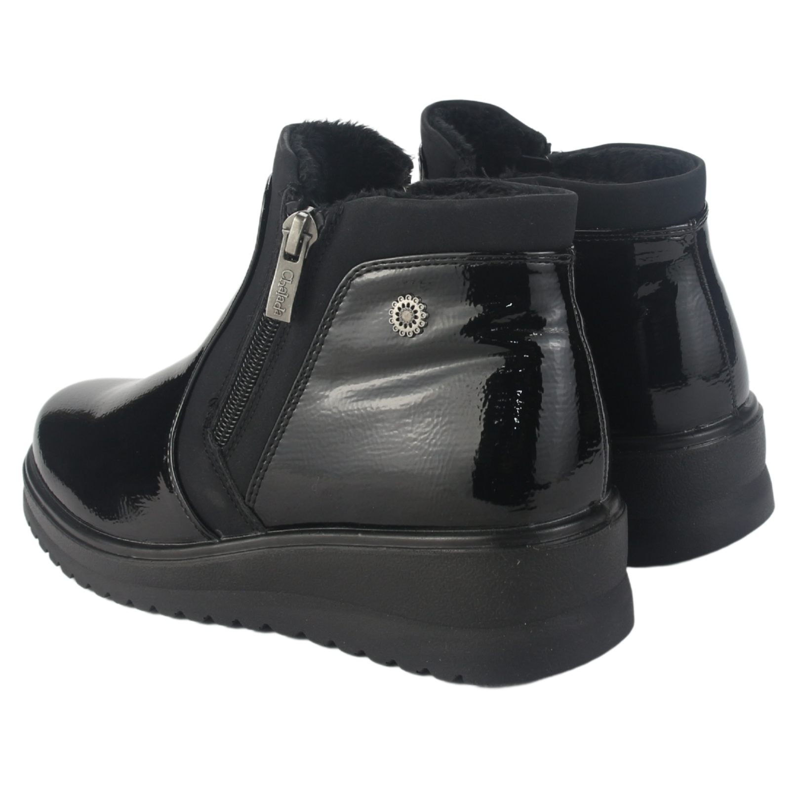BOTIN CHALADA MUJER RAYO-3 NEGRO CASUAL - 6