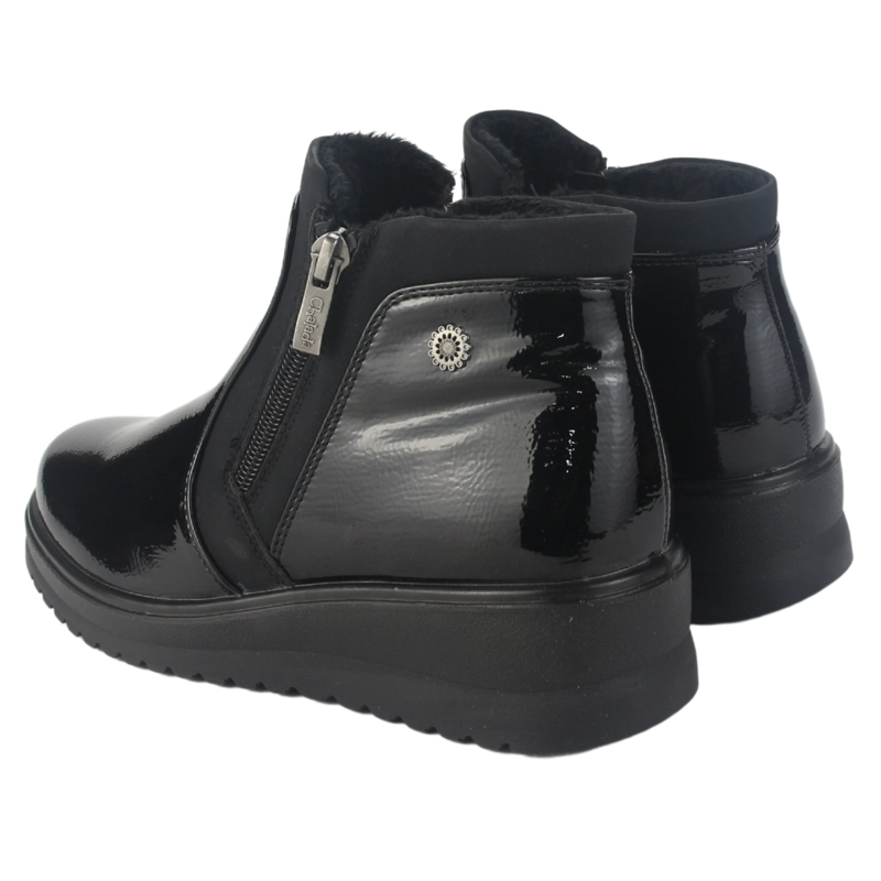 BOTIN CHALADA MUJER RAYO-3 NEGRO CASUAL - 6