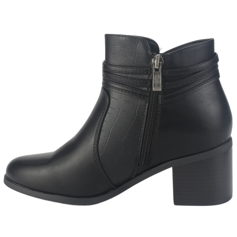 BOTIN CHALADA MUJER DIVA-4 NEGRO CASUAL - 2