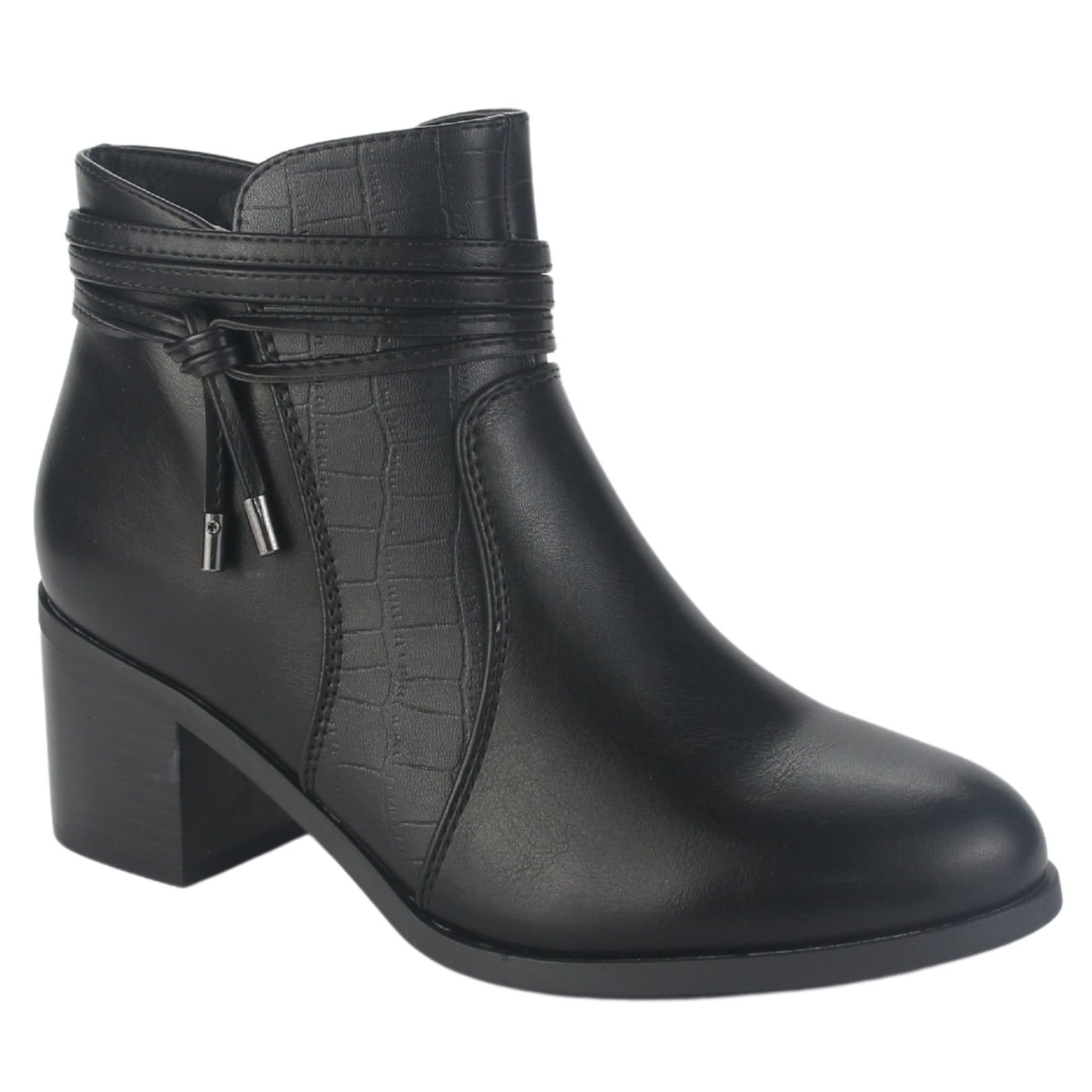 BOTIN CHALADA MUJER DIVA-4 NEGRO CASUAL - 3