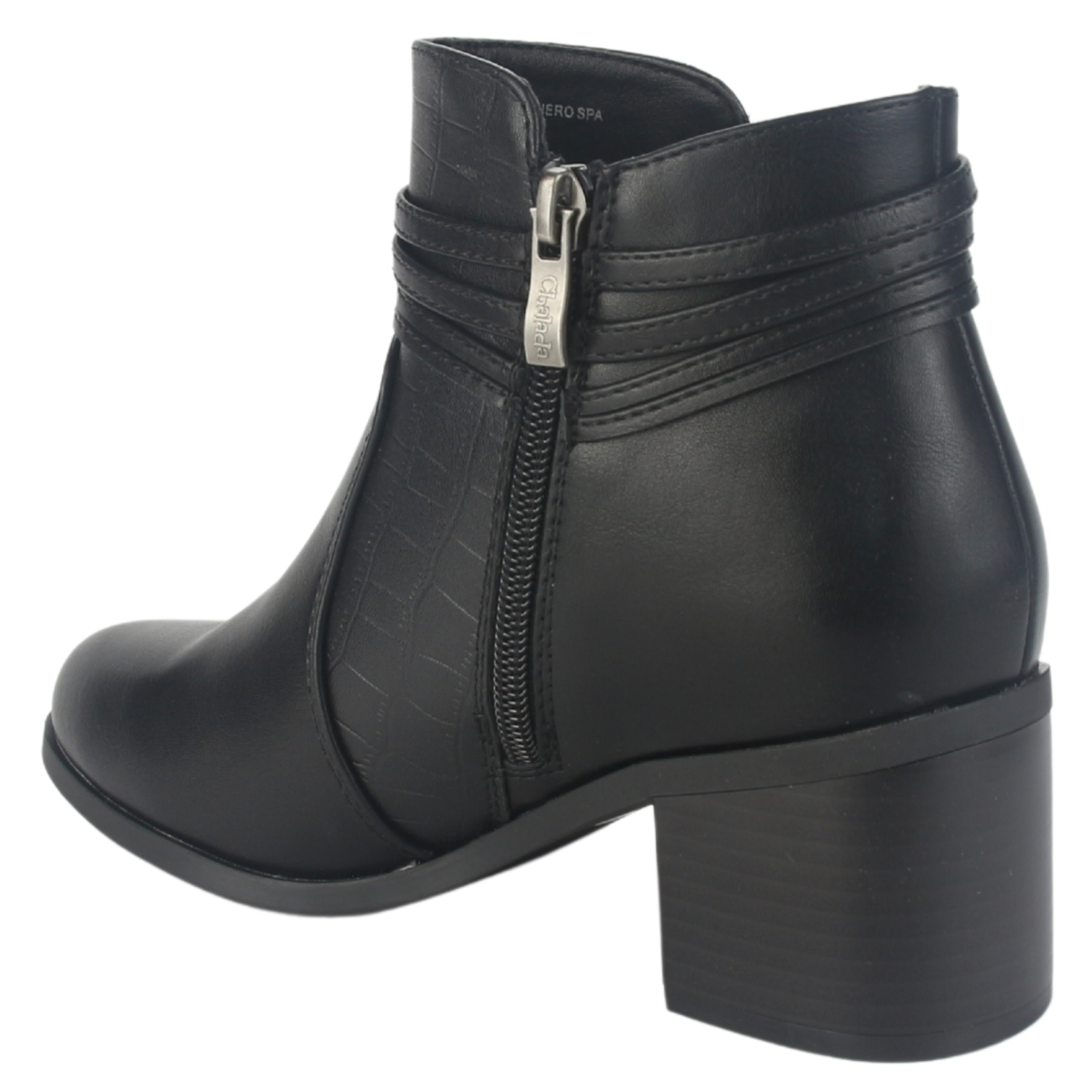 BOTIN CHALADA MUJER DIVA-4 NEGRO CASUAL - 4